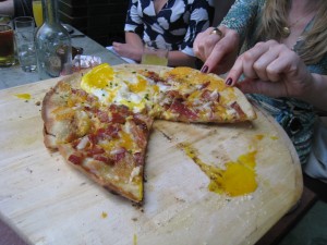 Breakfast Pizza at The Park